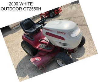 2000 WHITE OUTDOOR GT2550H