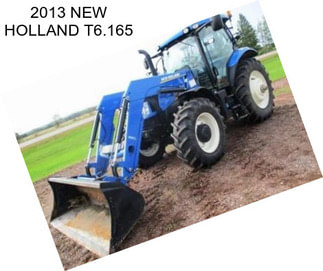 2013 NEW HOLLAND T6.165