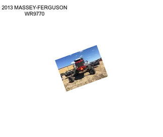 2013 MASSEY-FERGUSON WR9770