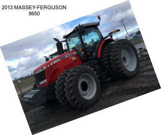 2013 MASSEY-FERGUSON 8650