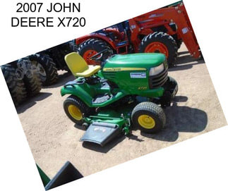 2007 JOHN DEERE X720