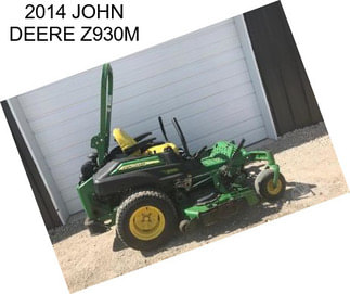 2014 JOHN DEERE Z930M