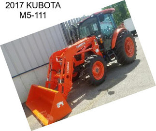 2017 KUBOTA M5-111