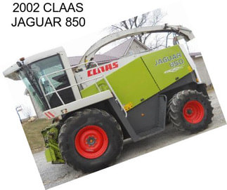 2002 CLAAS JAGUAR 850