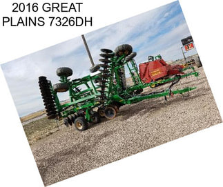 2016 GREAT PLAINS 7326DH