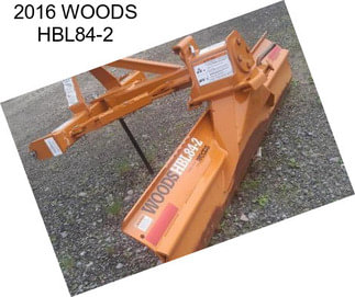 2016 WOODS HBL84-2