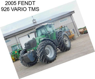 2005 FENDT 926 VARIO TMS