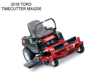 2018 TORO TIMECUTTER MX4200