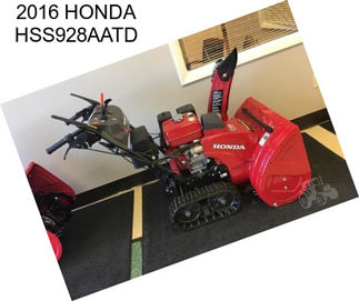2016 HONDA HSS928AATD