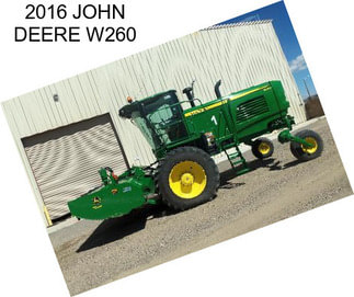 2016 JOHN DEERE W260