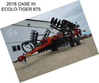 2018 CASE IH ECOLO-TIGER 875