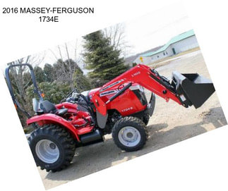 2016 MASSEY-FERGUSON 1734E