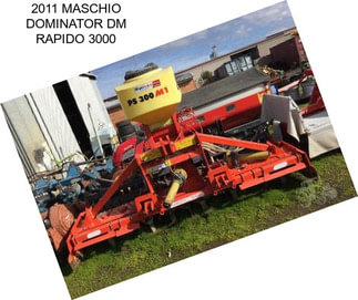 2011 MASCHIO DOMINATOR DM RAPIDO 3000