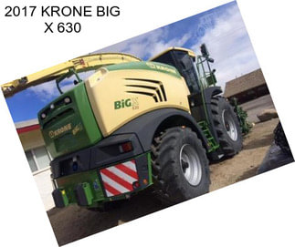 2017 KRONE BIG X 630