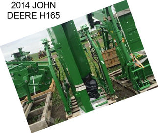 2014 JOHN DEERE H165