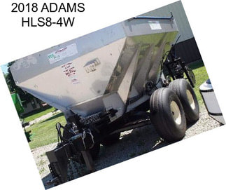 2018 ADAMS HLS8-4W