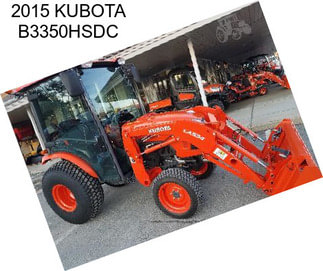 2015 KUBOTA B3350HSDC