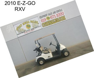 2010 E-Z-GO RXV