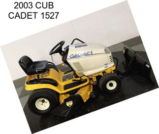 2003 CUB CADET 1527