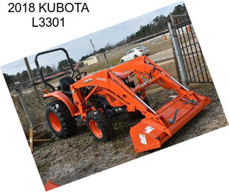 2018 KUBOTA L3301