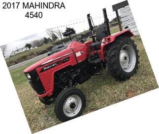 2017 MAHINDRA 4540