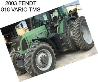 2003 FENDT 818 VARIO TMS