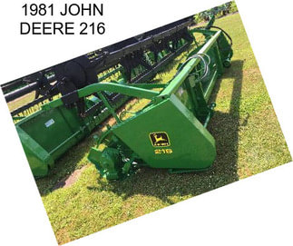 1981 JOHN DEERE 216