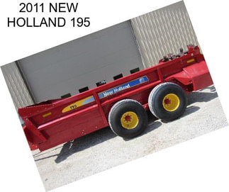 2011 NEW HOLLAND 195