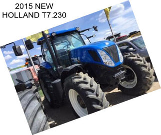 2015 NEW HOLLAND T7.230