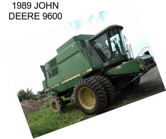 1989 JOHN DEERE 9600