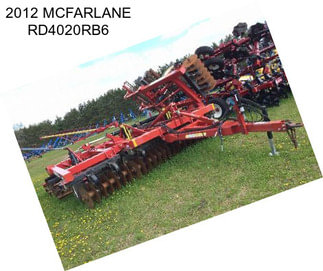 2012 MCFARLANE RD4020RB6