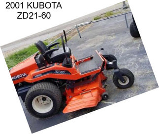 2001 KUBOTA ZD21-60