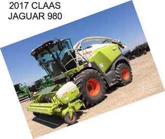 2017 CLAAS JAGUAR 980