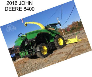 2016 JOHN DEERE 8400