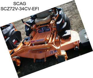 SCAG SCZ72V-34CV-EFI