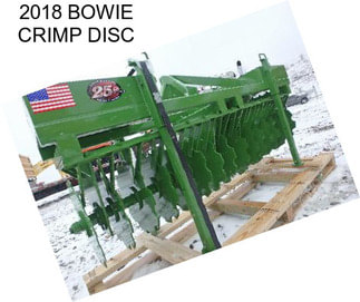 2018 BOWIE CRIMP DISC