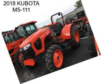 2018 KUBOTA M5-111