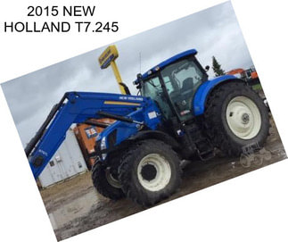 2015 NEW HOLLAND T7.245