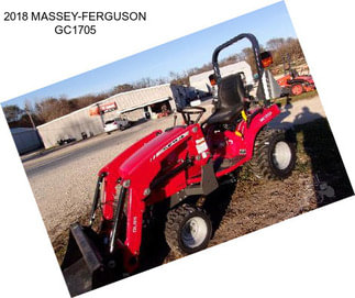 2018 MASSEY-FERGUSON GC1705