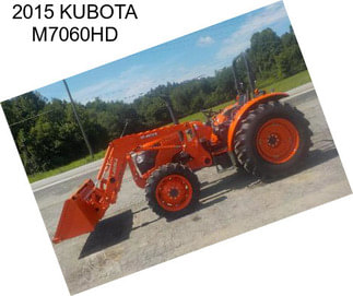 2015 KUBOTA M7060HD