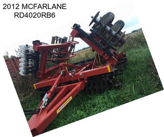 2012 MCFARLANE RD4020RB6