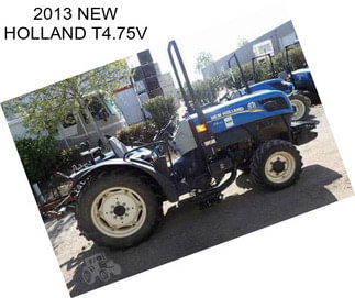 2013 NEW HOLLAND T4.75V