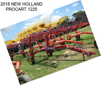 2018 NEW HOLLAND PROCART 1225