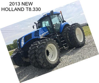 2013 NEW HOLLAND T8.330