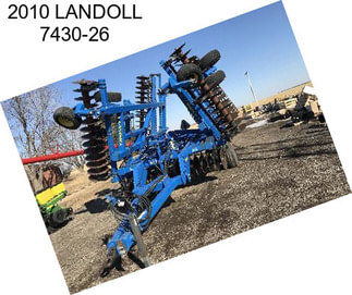 2010 LANDOLL 7430-26