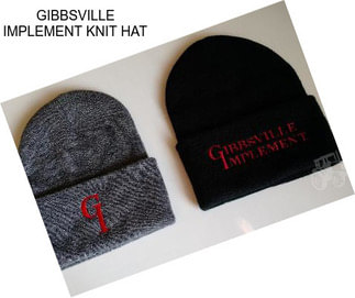 GIBBSVILLE IMPLEMENT KNIT HAT