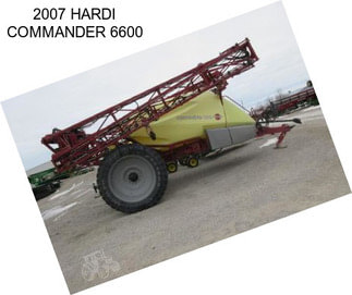 2007 HARDI COMMANDER 6600