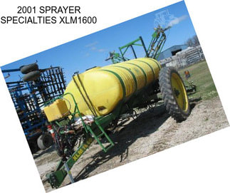 2001 SPRAYER SPECIALTIES XLM1600