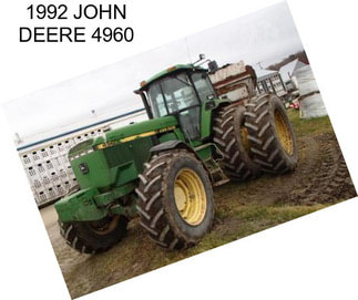 1992 JOHN DEERE 4960