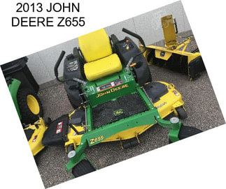 2013 JOHN DEERE Z655